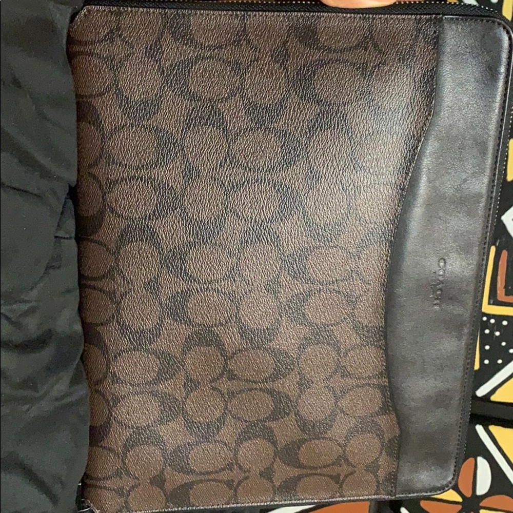 Coach laptop or iPad carrier